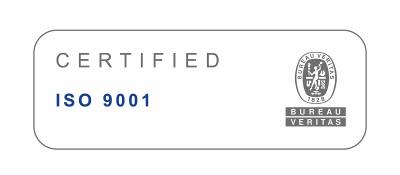 logo certificazione ISO 9001 Bureau Veritas